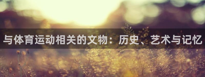 3377体育(中国)官方网站：与体育运动相关的文物：历史、艺术与记忆